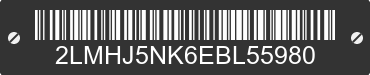 2014 LINCOLN MKT 2LMHJ5NK6EBL55980 VIN decoded