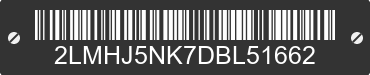 2013 LINCOLN MKT 2LMHJ5NK7DBL51662 VIN decoded