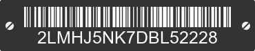 2013 LINCOLN MKT 2LMHJ5NK7DBL52228 VIN decoded