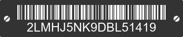 2013 LINCOLN MKT 2LMHJ5NK9DBL51419 VIN decoded