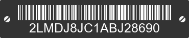 2010 LINCOLN MKX 2LMDJ8JC1ABJ28690 VIN decoded