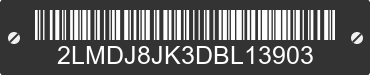 2013 LINCOLN MKX 2LMDJ8JK3DBL13903 VIN decoded