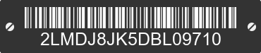 2013 LINCOLN MKX 2LMDJ8JK5DBL09710 VIN decoded