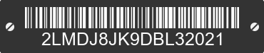 2013 LINCOLN MKX 2LMDJ8JK9DBL32021 VIN decoded