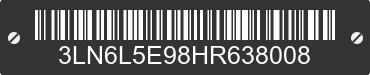 2017 LINCOLN MKZ 3LN6L5E98HR638008 VIN decoded