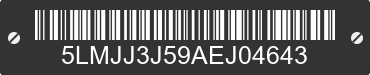 2010 LINCOLN Navigator 5LMJJ3J59AEJ04643 VIN decoded