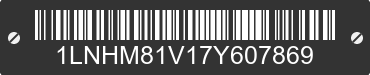 2007 LINCOLN Town Car 1LNHM81V17Y607869 VIN decoded