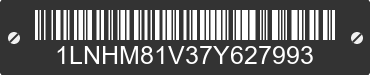 2007 LINCOLN Town Car 1LNHM81V37Y627993 VIN decoded