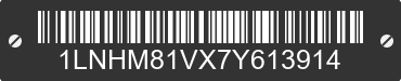 2007 LINCOLN Town Car 1LNHM81VX7Y613914 VIN decoded