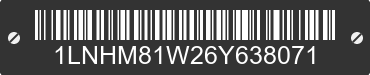 2006 LINCOLN Town Car 1LNHM81W26Y638071 VIN decoded