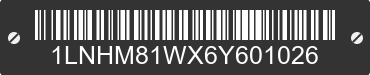 2006 LINCOLN Town Car 1LNHM81WX6Y601026 VIN decoded