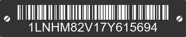 2007 LINCOLN Town Car 1LNHM82V17Y615694 VIN decoded