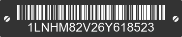 2006 LINCOLN Town Car 1LNHM82V26Y618523 VIN decoded