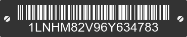 2006 LINCOLN Town Car 1LNHM82V96Y634783 VIN decoded