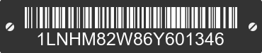 2006 LINCOLN Town Car 1LNHM82W86Y601346 VIN decoded