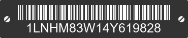 2004 LINCOLN Town Car 1LNHM83W14Y619828 VIN decoded