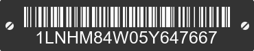 2005 LINCOLN Town Car 1LNHM84W05Y647667 VIN decoded