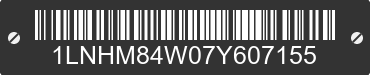 2007 LINCOLN Town Car 1LNHM84W07Y607155 VIN decoded
