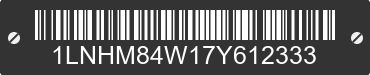 2007 LINCOLN Town Car 1LNHM84W17Y612333 VIN decoded