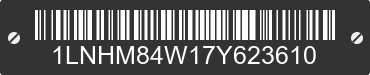 2007 LINCOLN Town Car 1LNHM84W17Y623610 VIN decoded