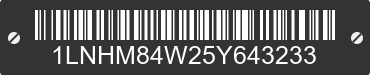 2005 LINCOLN Town Car 1LNHM84W25Y643233 VIN decoded