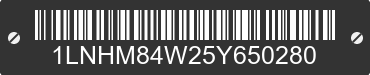 2005 LINCOLN Town Car 1LNHM84W25Y650280 VIN decoded