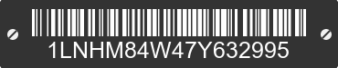 2007 LINCOLN Town Car 1LNHM84W47Y632995 VIN decoded