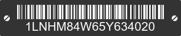 2005 LINCOLN Town Car 1LNHM84W65Y634020 VIN decoded