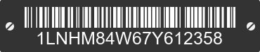2007 LINCOLN Town Car 1LNHM84W67Y612358 VIN decoded