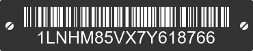 2007 LINCOLN Town Car 1LNHM85VX7Y618766 VIN decoded