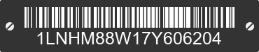 2007 LINCOLN Town Car 1LNHM88W17Y606204 VIN decoded