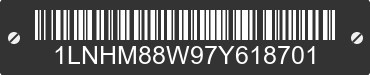 2007 LINCOLN Town Car 1LNHM88W97Y618701 VIN decoded