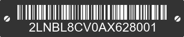 2010 LINCOLN Town Car 2LNBL8CV0AX628001 VIN decoded