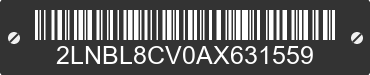 2010 LINCOLN Town Car 2LNBL8CV0AX631559 VIN decoded