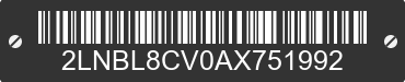 2010 LINCOLN Town Car 2LNBL8CV0AX751992 VIN decoded