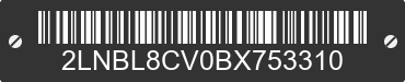 2011 LINCOLN Town Car 2LNBL8CV0BX753310 VIN decoded