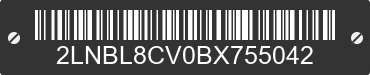 2011 LINCOLN Town Car 2LNBL8CV0BX755042 VIN decoded