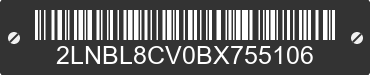 2011 LINCOLN Town Car 2LNBL8CV0BX755106 VIN decoded
