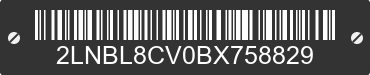 2011 LINCOLN Town Car 2LNBL8CV0BX758829 VIN decoded