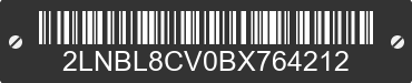 2011 LINCOLN Town Car 2LNBL8CV0BX764212 VIN decoded