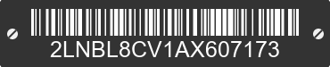 2010 LINCOLN Town Car 2LNBL8CV1AX607173 VIN decoded