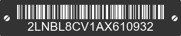 2010 LINCOLN Town Car 2LNBL8CV1AX610932 VIN decoded