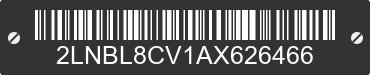 2010 LINCOLN Town Car 2LNBL8CV1AX626466 VIN decoded