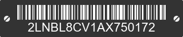 2010 LINCOLN Town Car 2LNBL8CV1AX750172 VIN decoded