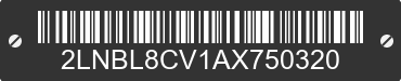 2010 LINCOLN Town Car 2LNBL8CV1AX750320 VIN decoded