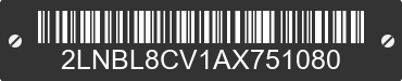 2010 LINCOLN Town Car 2LNBL8CV1AX751080 VIN decoded