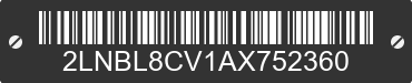 2010 LINCOLN Town Car 2LNBL8CV1AX752360 VIN decoded