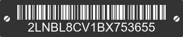2011 LINCOLN Town Car 2LNBL8CV1BX753655 VIN decoded