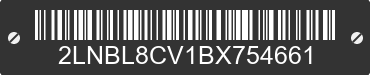 2011 LINCOLN Town Car 2LNBL8CV1BX754661 VIN decoded