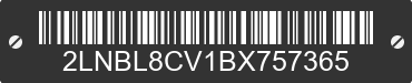 2011 LINCOLN Town Car 2LNBL8CV1BX757365 VIN decoded